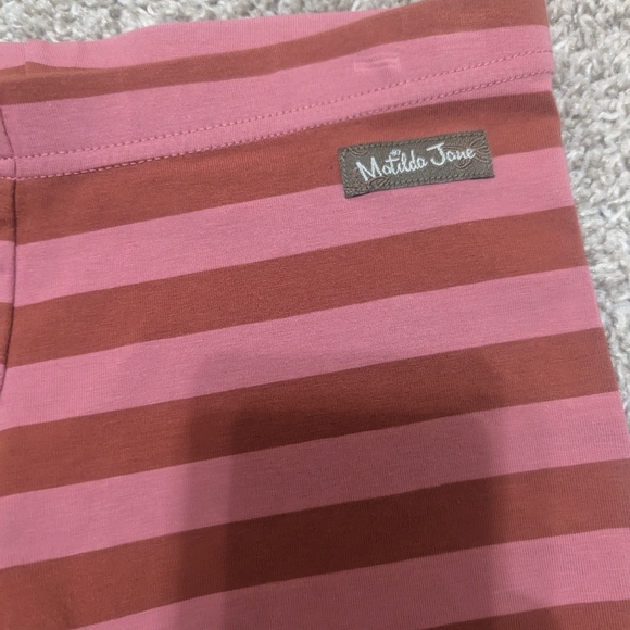 Matilda Jane Pink Striped Leggings - Picture 2 of 3